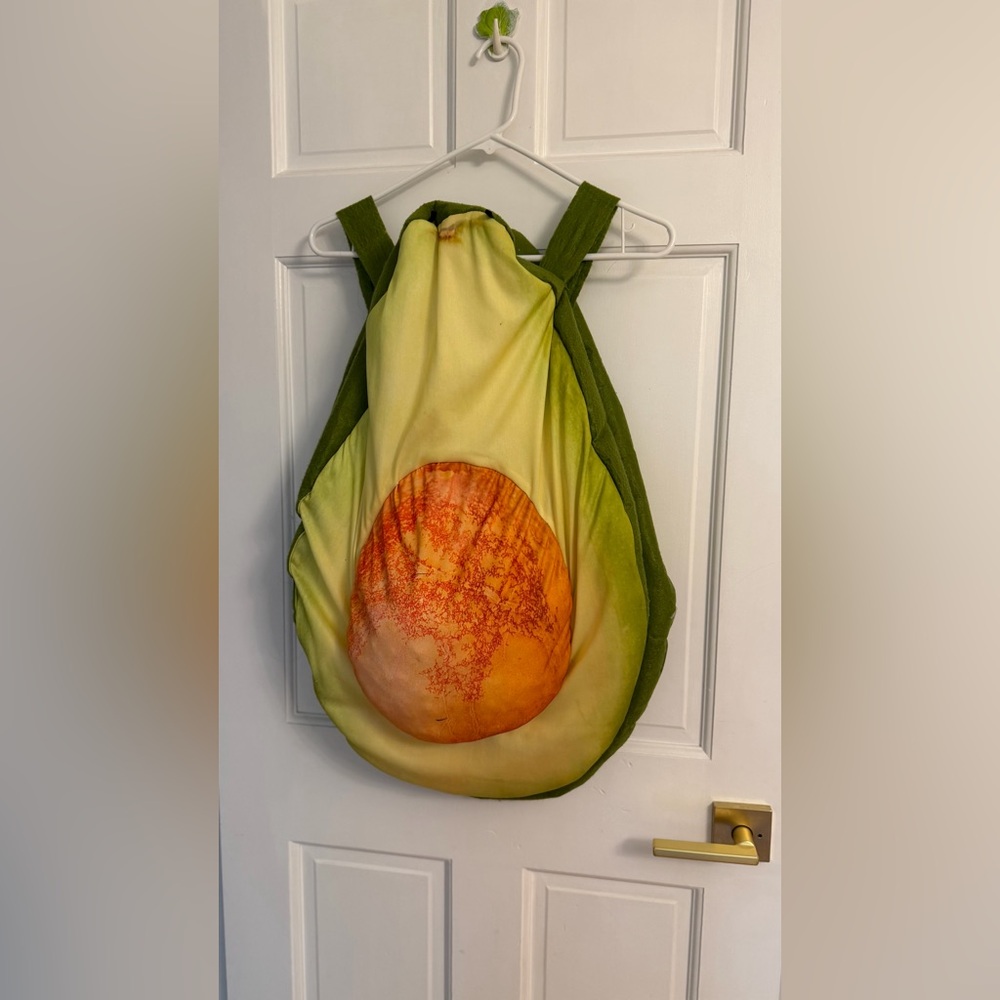 Avocado Plush Costume Bag - Green & Light Green